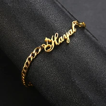 WOMEN NAME BRACELET CUSTOM PERSONALIZED BRIDESMAID GIFT GRADUATION CHRISTMAS GIFT UNISEX JEWELRY