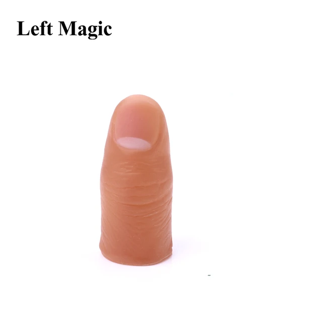 5 Pcs Soft Thumb Tip Finger Fake Magic Trick Close Up Vanish Appearing Finger Trick Props Toy Funny Prank Party 2