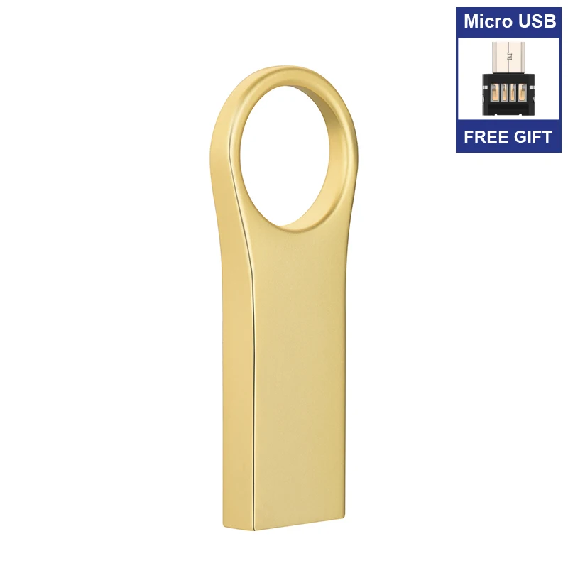 Бесплатный Micro USB адаптер супер маленький USB флэш-накопитель Флешка 8 ГБ/16 ГБ/32 ГБ/128 64 ГБ флеш-накопитель USB диск ручка-накопитель горячая распродажа