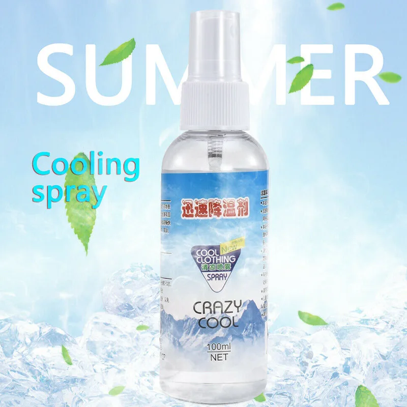 

100ml/180ml Automotive Refrigerant Cooling Agent Summer Car Rapid Cooling Agent Vehicle Spray TD