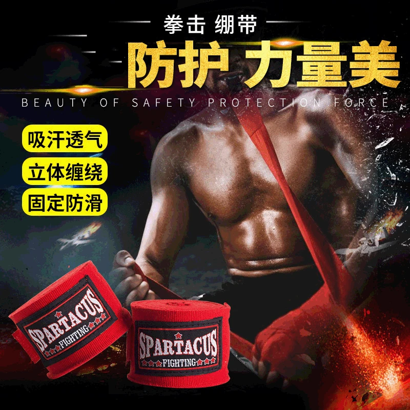 

Spartacus Nylon Elasticity Boxing Bandage Hand Strap Muay Thai 3 M 5 M Customizable