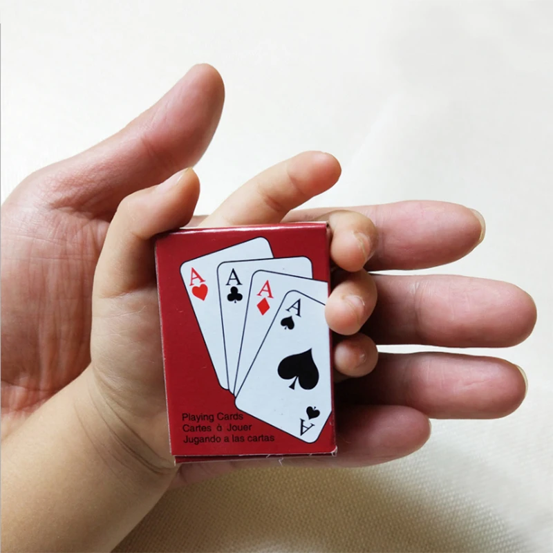 Техасский Холдем Мини милый покерный креативный детский подарок украшение дома покер карты игры на открытом воздухе скалолазание Путешествия Аксессуары