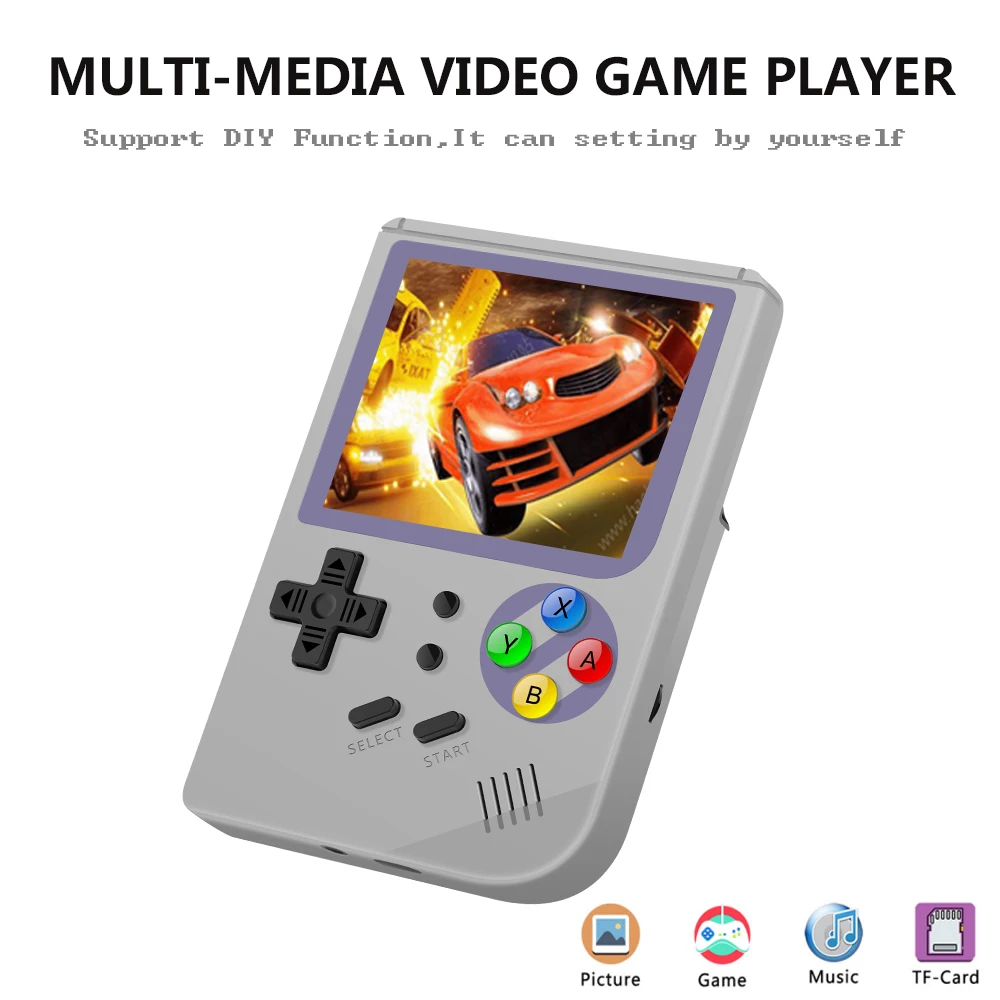 ANBERNIC 3-дюймовый Видеоигра портативная игровая консоль 64 bit retro FC игровая приставка PS 1 игровая приставка RG 300 16G+32G 3000 ретро Игры консоль игра
