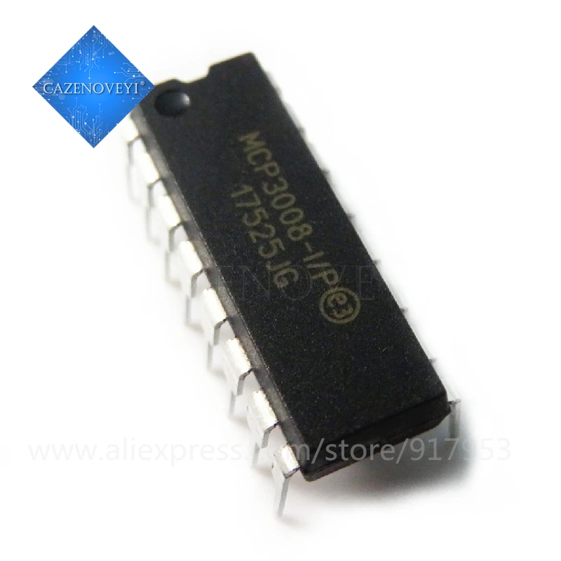 

2pcs/lot MCP3008-I/P MCP3008 DIP-16 In Stock