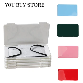 

PP Portable Mask Storage Box Pollution-Free Dustproof Mouth Face Cover Children's Student Mask Box Available in multiple colors