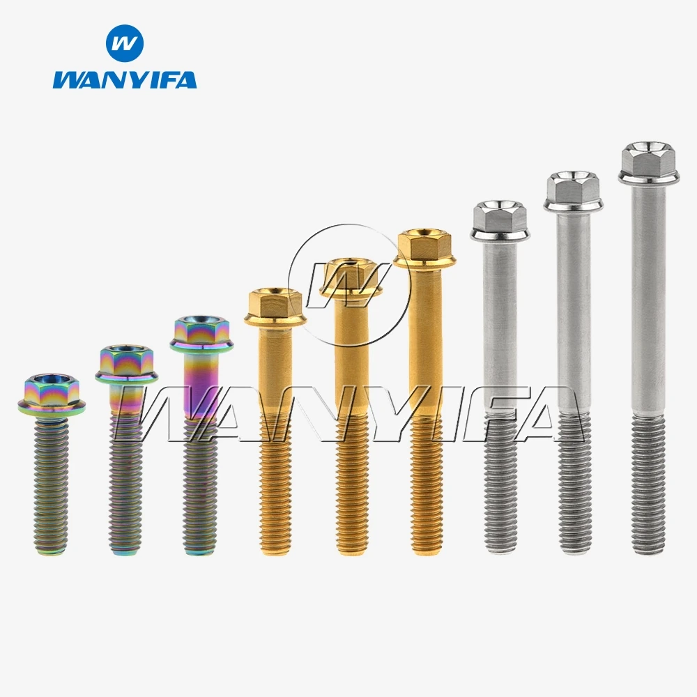 Винты с шестигранной головкой wanifa M6x10 15 20 25 30 35 40 45 50 55 60 65 70 мм титановый болт