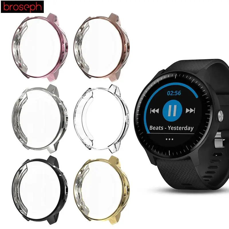 

Watch Protector Case Cover for Garmin vivoactive 3 Music Edition TPU Watch Shell Frame for Garmin Smart Watch Protective Cases