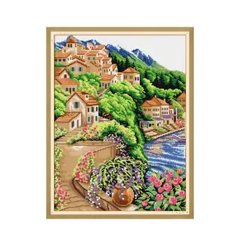 

5D DIY Diamond Painting Full Drill Square Wall Sticker Landscape Rhinestones Picture Diamond Embroidery Icons Mosaic Home Decor