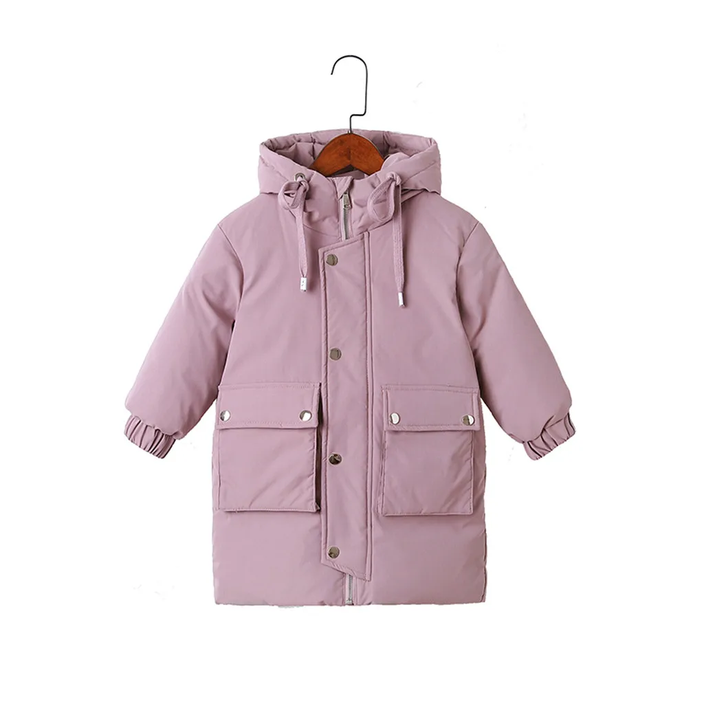 Пальто arloneet, осенне-зимнее пальто с капюшоном для девочек и мальчиков, куртка г., детская теплая верхняя одежда, пальто теплое пальто с карманом