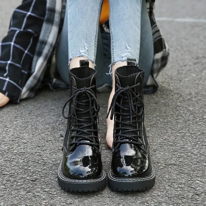 Женские ботинки Martin; модные мотоциклетные женские ботинки для улицы и досуга; ботильоны Dr Booties; женская повседневная обувь; botas mujer; Новинка