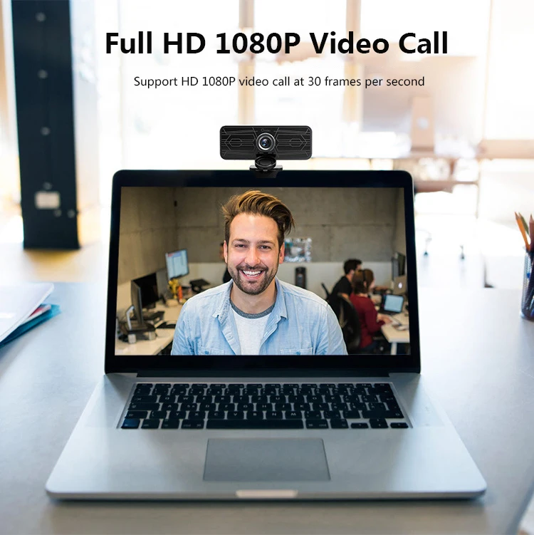 T16S USB Black Webcam Camera 1080P Video Record HD Web With MIC Live Broadcast Calling Conference Network Teaching | Компьютеры и офис