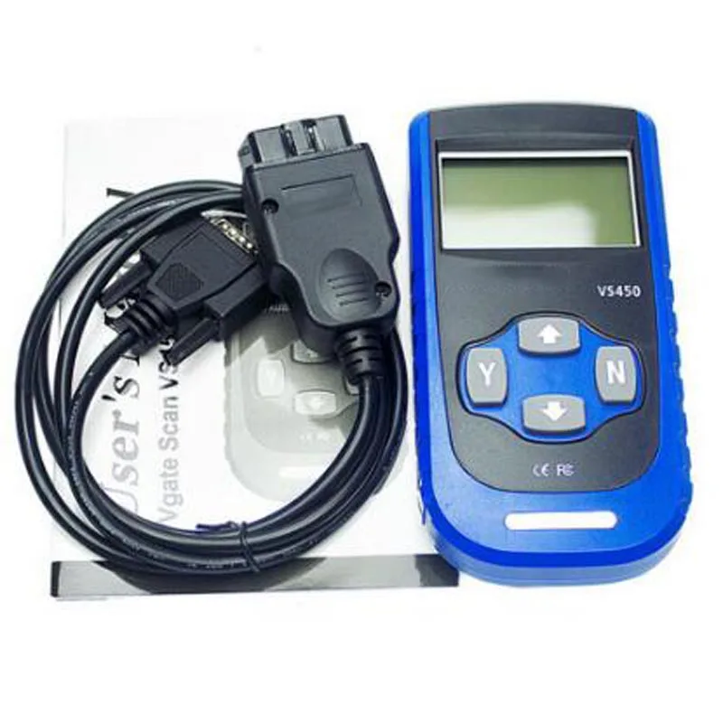 VS450 OBD2 диагностический сканер ABS Сброс подушки безопасности OBD2 автоматический считыватель кода для Vag OBDII сканер кода