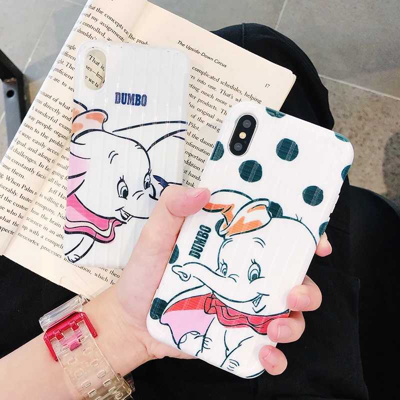 

Dumbo elephant Trunk Case For iPhone 11 XR X Xs Max 8 7 6 Plus 6S 5S SE Pro Soft TPU Phone Cover CinkeyPro