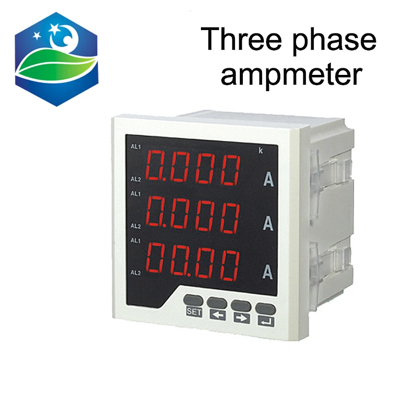 

three phase digital ampere meter LED current meter ammeter Class 0.5 digital current meter