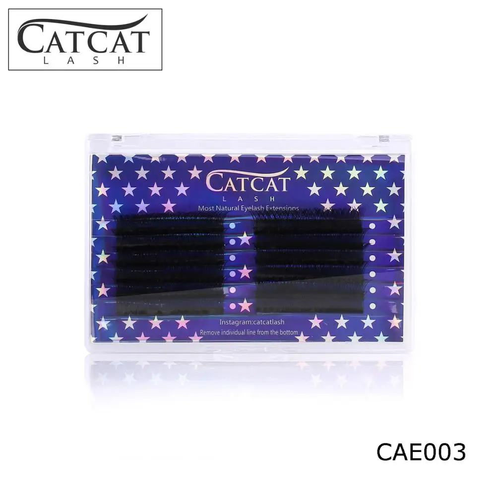 

CATCATLASH Volume Fans Factory Supplied Wholesale Private Label YY and V Eyelash Extensions