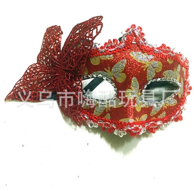 Хэллоуин queen шар для макияжа вечерние производительность расходные материалы/Венеции на половину лица частичное бабочка маска