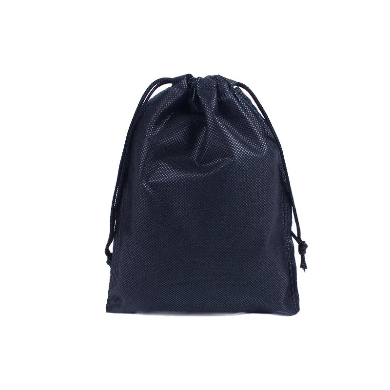 50pcs 핑크 부직포 Drawstring 가방 의류 및 신발 방진 열 씰링 부직포 가방 환경 Drawstring 가방