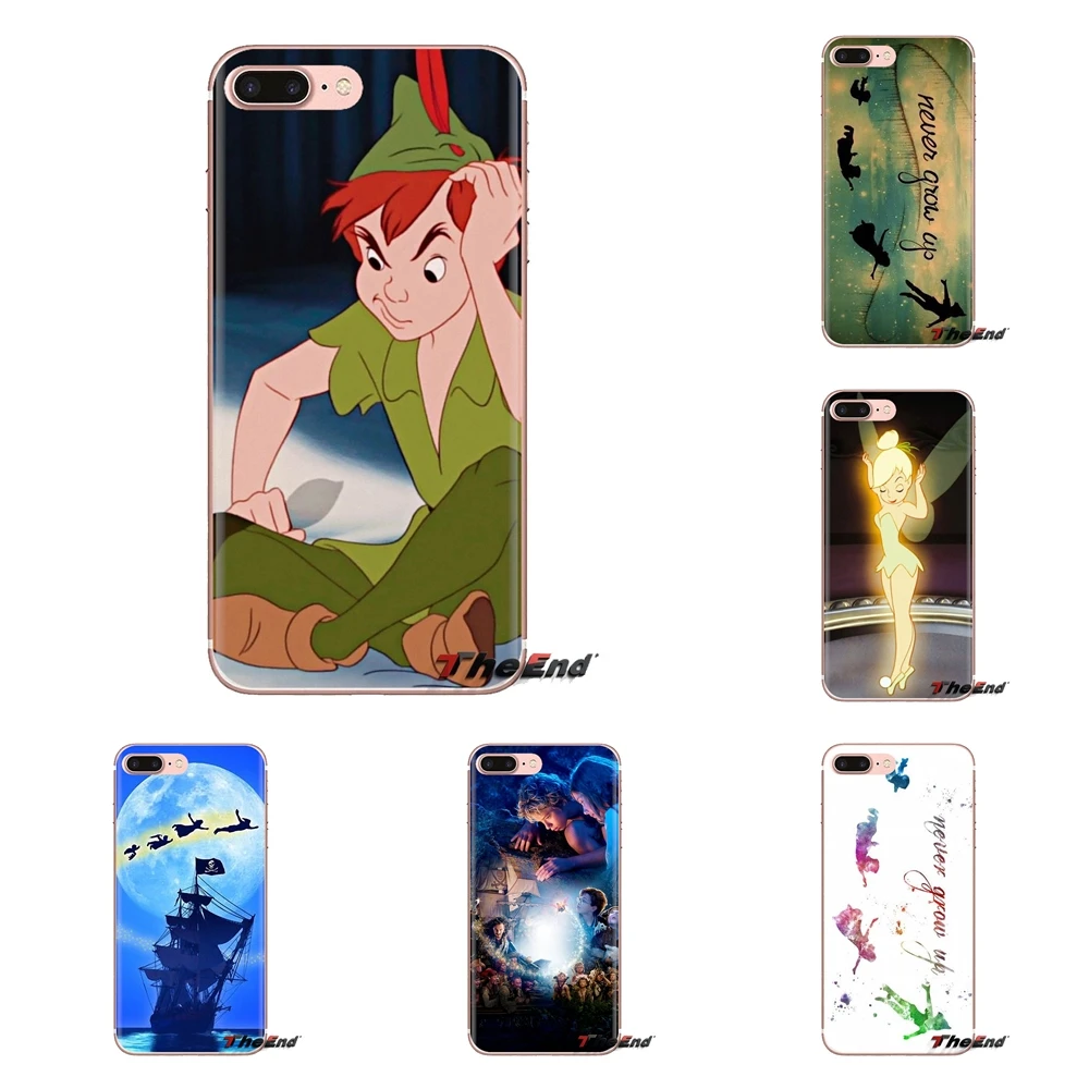 

Silicone Phone Shell Covers Take me to neverland Peter Pan For iPod Touch Apple iPhone 4 4S 5 5S SE 5C 6 6S 7 8 X XR XS Plus MAX