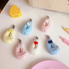 Mini boîte d'emballage artisanale mignonne de petite taille, enveloppe en papier, couteau utilitaire pour étudiant, fournitures d'art, couteau utilitaire Portable créatif