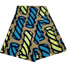 Новая африканская восковая печатная ткань Африканская ткань воск tissu Африканский принт Анкара ткань дешевая