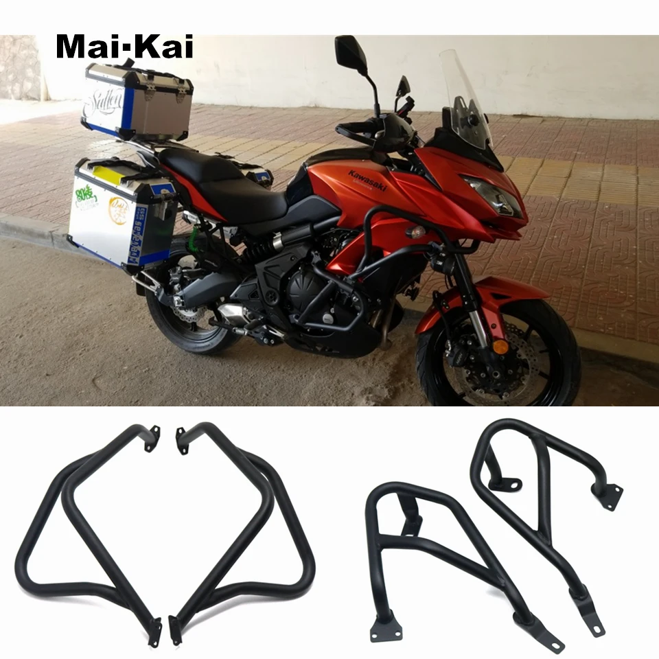 

For KAWASAKI Versys650 Versys 650 15-18 Motorcycle CNC Engine Protector Engine Guard Crash Bar Engine Bumpers Falling Protection
