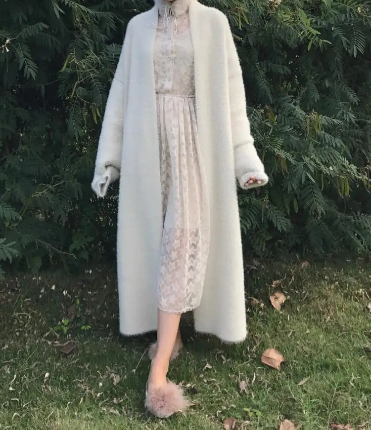 Autumn and winter new mid-length style loose thick