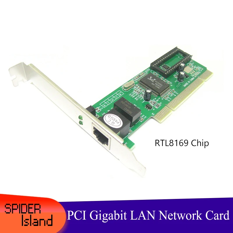 Сетевая карта PCI в гигабитную LAN 10/100 / 1000 м для настольных ПК 8169 чипов NIC гигабитная