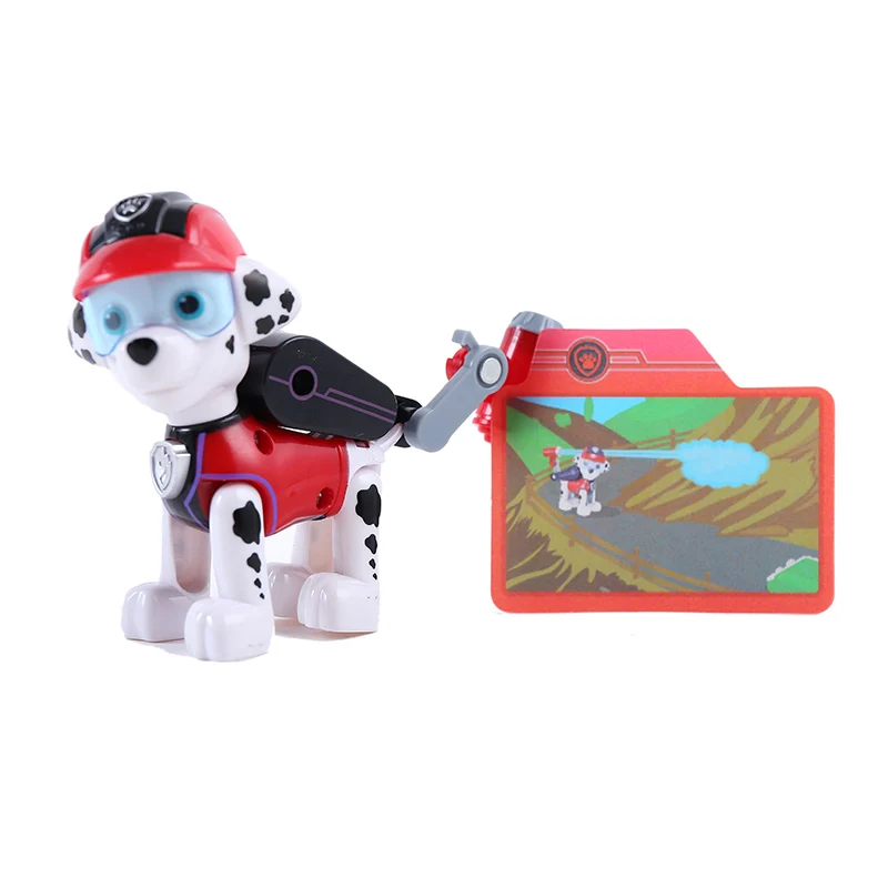 Paw Patrol набор игрушек Patrulla Canina Щенячий патруль Эверест трекер мультфильм аниме фигурка модель игрушки Детский подарок на день рождения - Цвет: 4