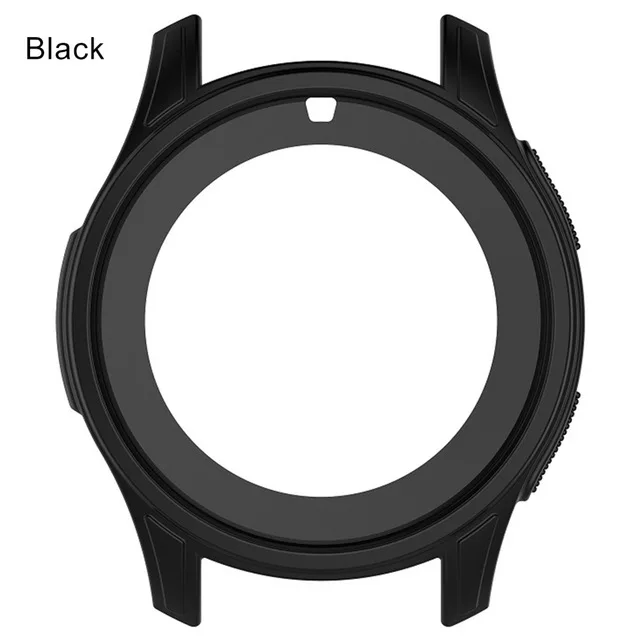 Защитный корпус корпуса часов для samsung Galaxy Watch 46 мм SM-R800& gear S3 Frontier умные часы с циферблатом - Цвет: Черный