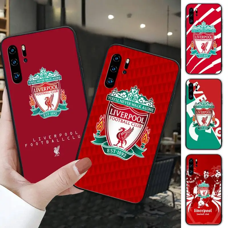 

Liverpool Team Mobile Phone Cover Case For Huawei P9 Lite 2016 2017 P 10 P20 PRO P30 P40 Lite P Smart 2019 2020 Coque
