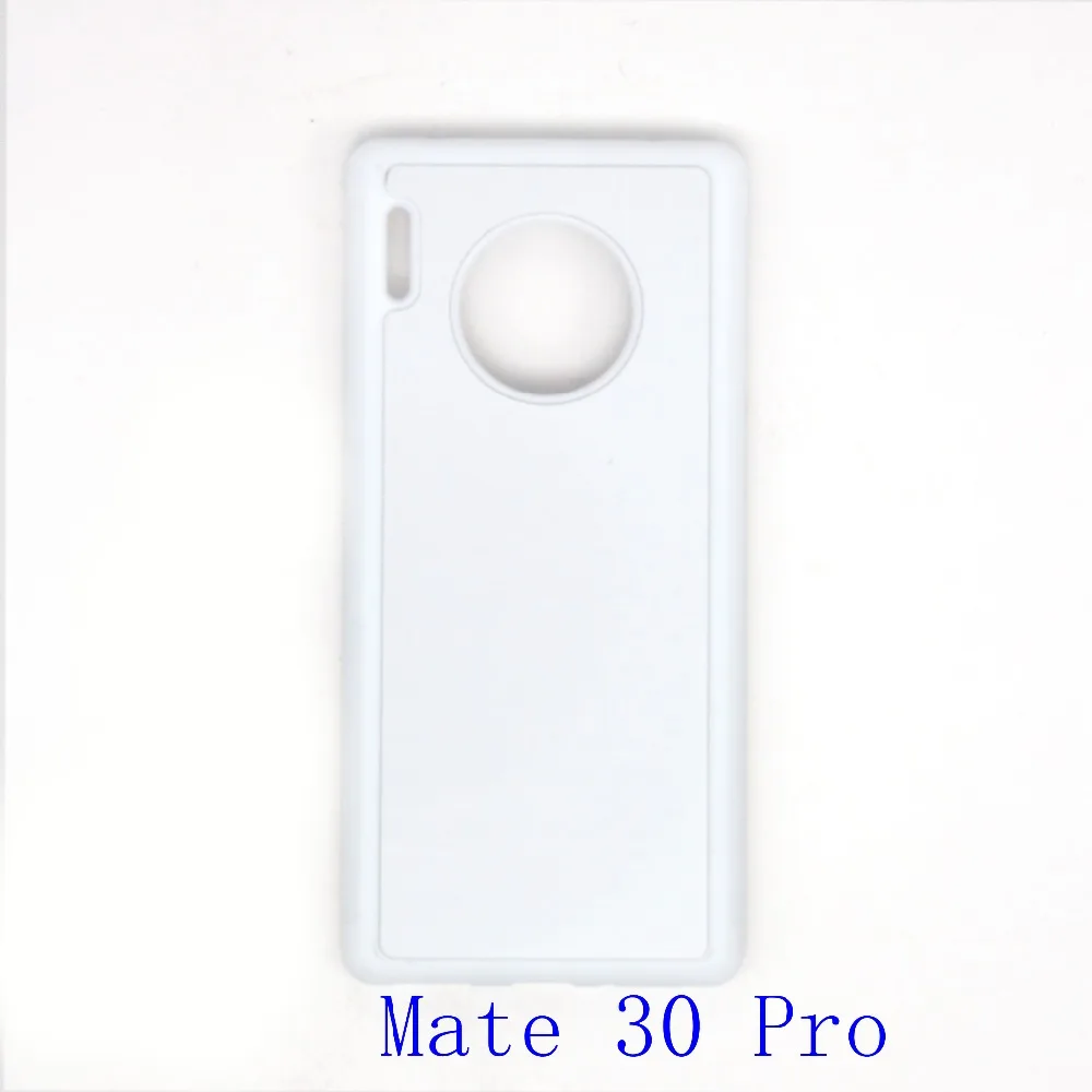2D сублимационная Резина TPU+ pc чехол для HW mate 30 mate 30 pro Coque с пустой металлической вставкой теплопередача 10 шт