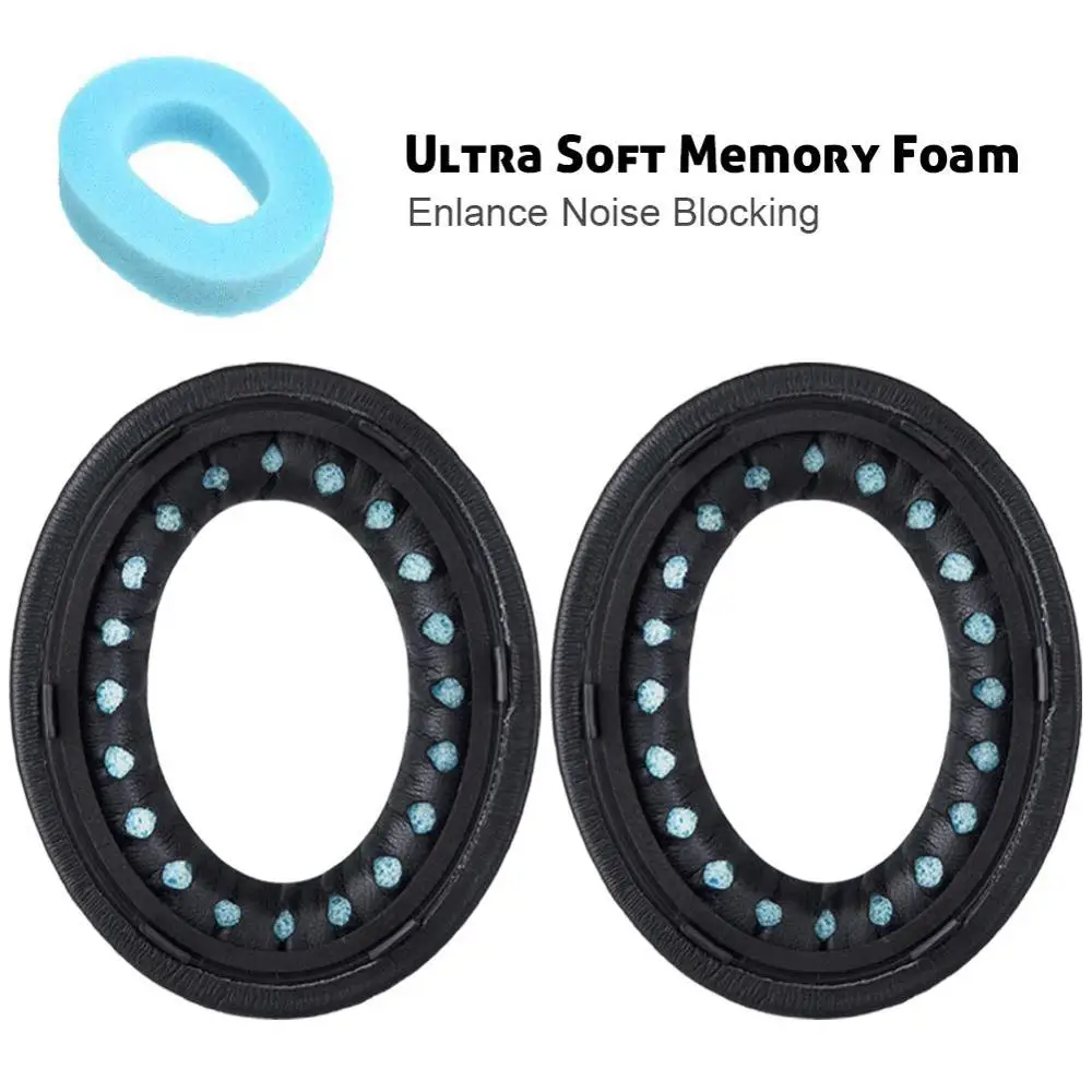 1Pair Replaceable Headphone Ear Pads Earpads Cushion Kit Muffs Parts for Bose 700 NC700 Noise Cancelling Wireless Headphones