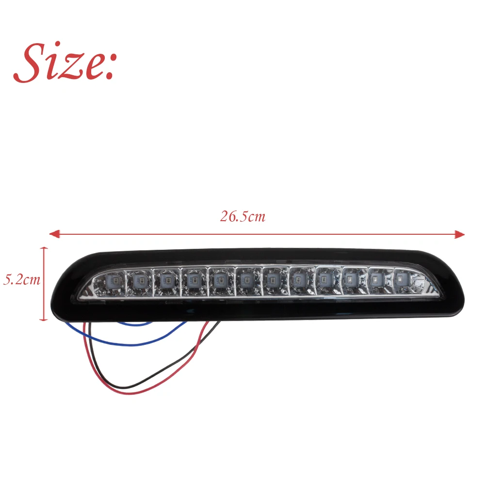 LED High-Mount Stop Lamp Rear Tail Brake Light For Toyota Hiace