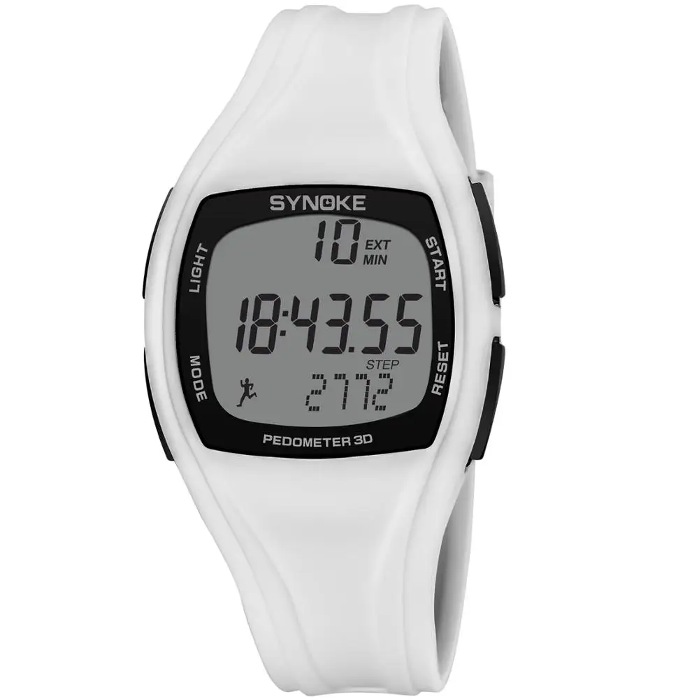 SYNOKE Sports Watch for Men Clock Electronics Watches Alarm LED Waterproof 3D Step Counter Digital Watch Men's relogio masculino 