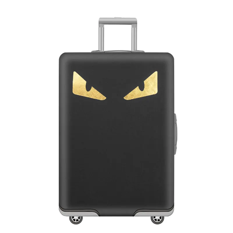 JATRAVEL мультфильм Бакс путешествия толстые эластичные чемодан защитный чехол, применяются к 18-32 дюймовым чехлам, аксессуары для путешествий - Цвет: S