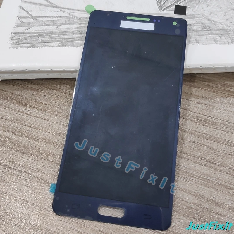 Темно-синий Оригинальная замена ЖК-дисплей Дисплей для samsung Galaxy A5 A500 A500F A500FU A500M A500Y A500FQ - Цвет: Темно-синий