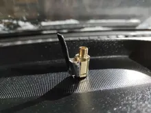 Bomba de aire de latón para coche y camión, válvula de neumático de 8mm, adaptador de conector de abrazadera de Clip