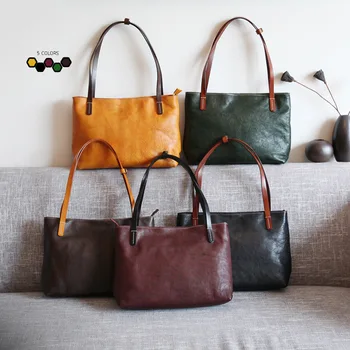 

2019 New Original Handbag Tote Bag Women's Bag Leather Mommy Bag