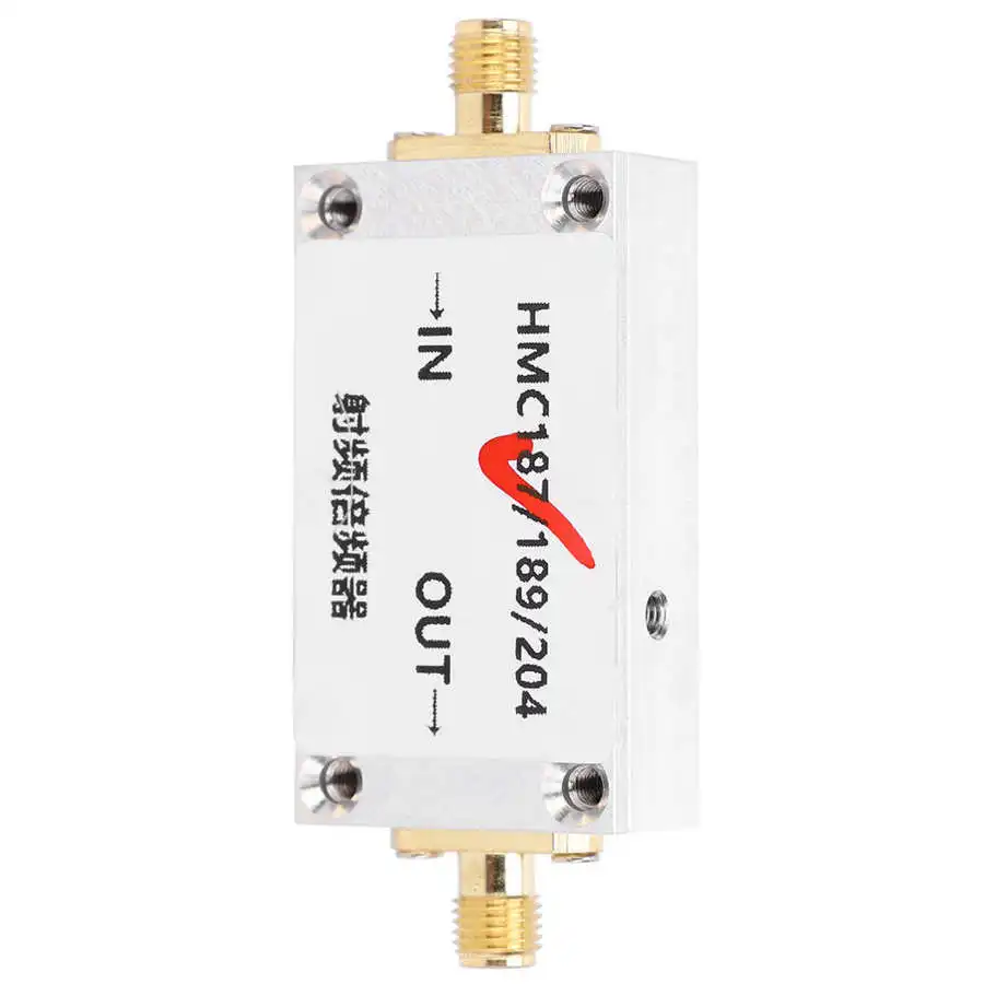 HMC187 HF Frequenzvervielfacher aus Aluminiumlegierung 0,87-2 GHz Eingang 1,7-4 GHz Ausgang Verdoppler Industriezubeh/ör