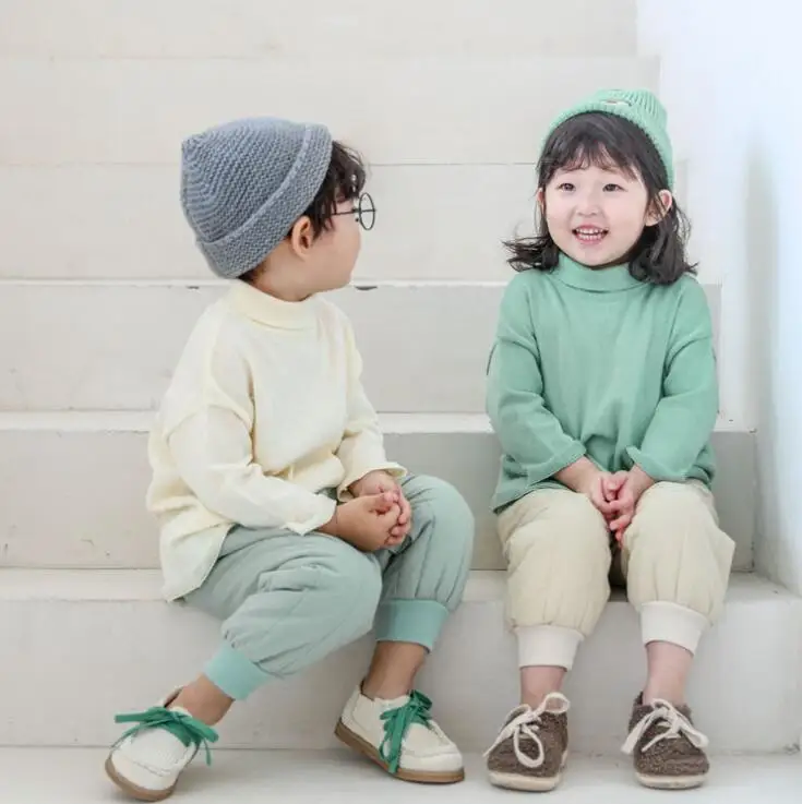 Г., новая стильная футболка для девочек и мальчиков осенний хлопковый модный детский свитер с длинными рукавами на возраст от 1 до 6 лет, PZ934