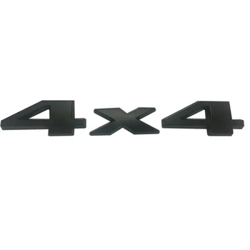 

Decorative 4x4 car emblem Parts Auto 3D Logo Sticker Black Replacement
