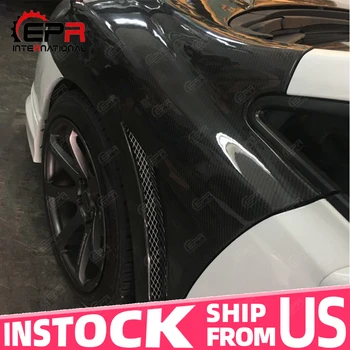 

US Warehouse JS Style Carbon Fiber Vented Wider Front Fender +20mm Trim Body Kit Tuning Part For Civic FB2 FB4 FB6 9th 2012-2014