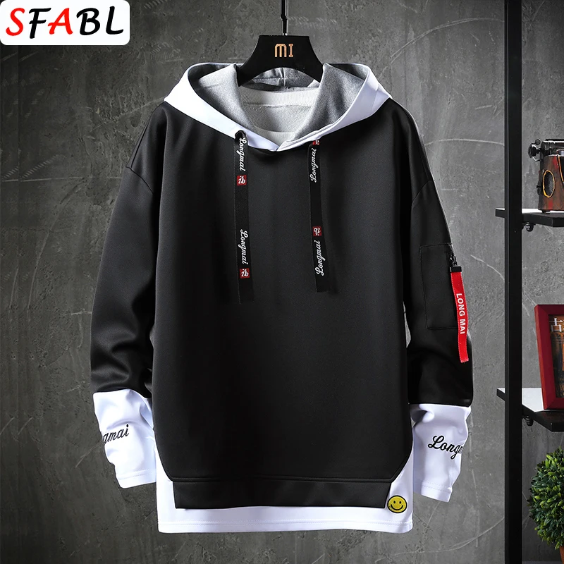 Sweatshirts Streetwear Hipster Harajuku-Tops Male Hoodies Hip-Hop Japanese-Style Casual