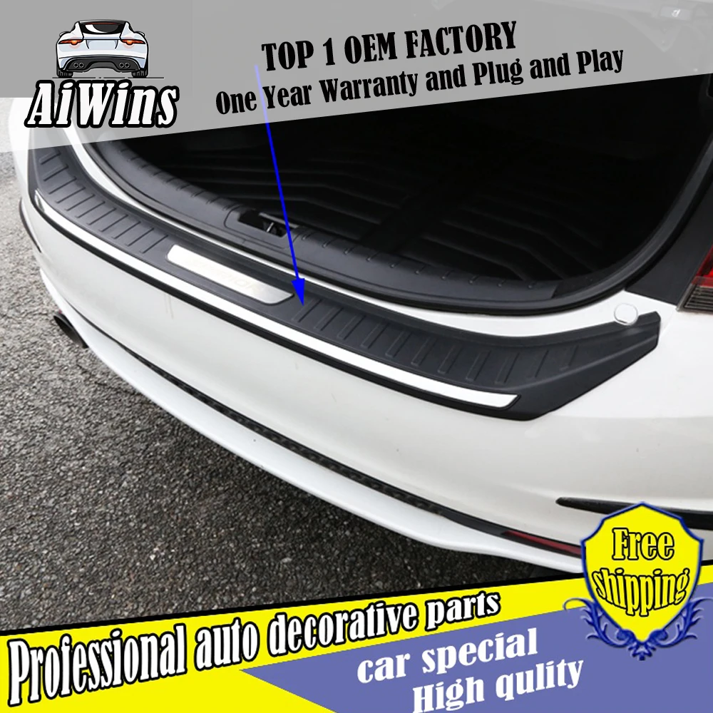 Fit Nissan Murano 2015 2016 2017 Car Rear Bumper Inside Sill Plate Guard Cover