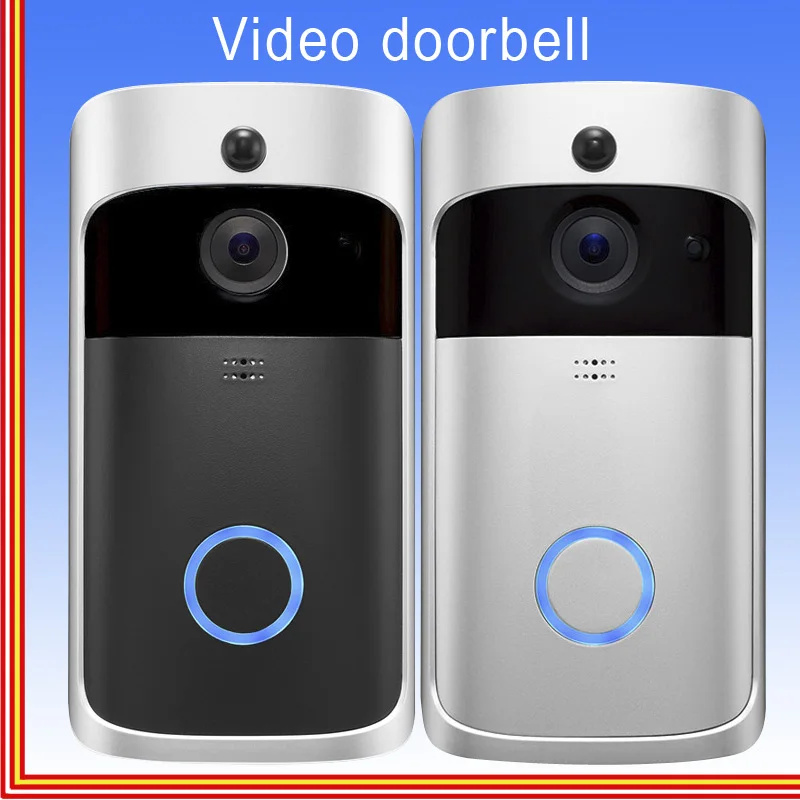 

SMATRUL UE UK Plug self-fed Wireless Ring button D'Water 180M Gate ring 1 2 battery-free light receiver