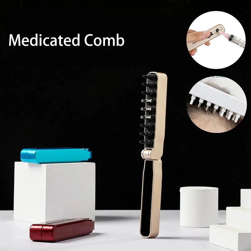 Hair Growth Liquid Comb Scalp Massage Introduction Device Essential Oil