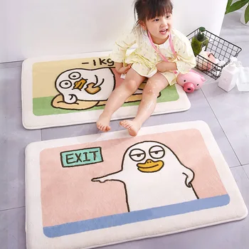 

Cartoon imitation wool bedroom bathroom study kitchen children room carpet Quick suck Quick dry soft Non-slip durable Easy care