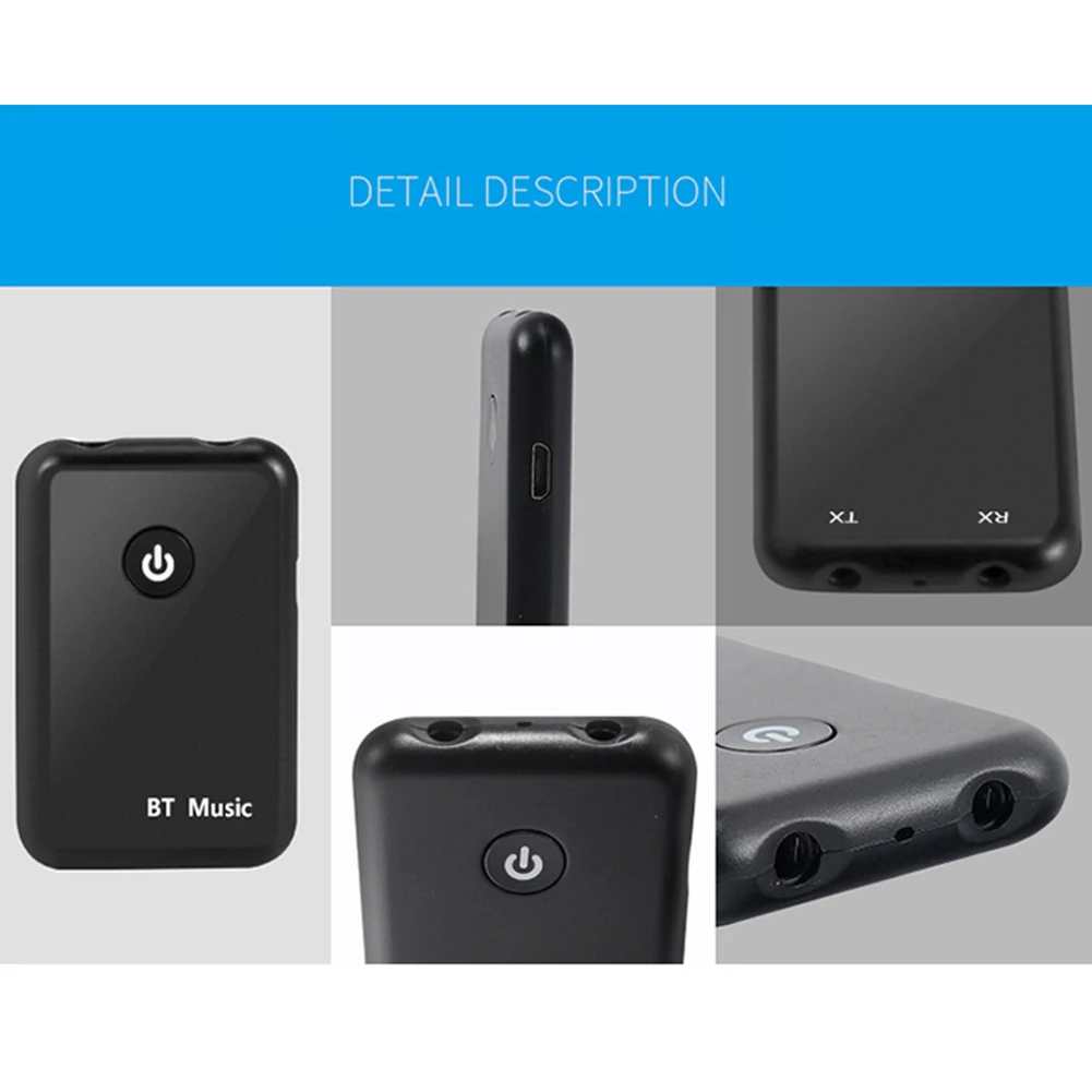 Портативный 2 в 1 3,5 мм Bluetooth 4,2 аудио музыкальный приемник передатчик адаптер