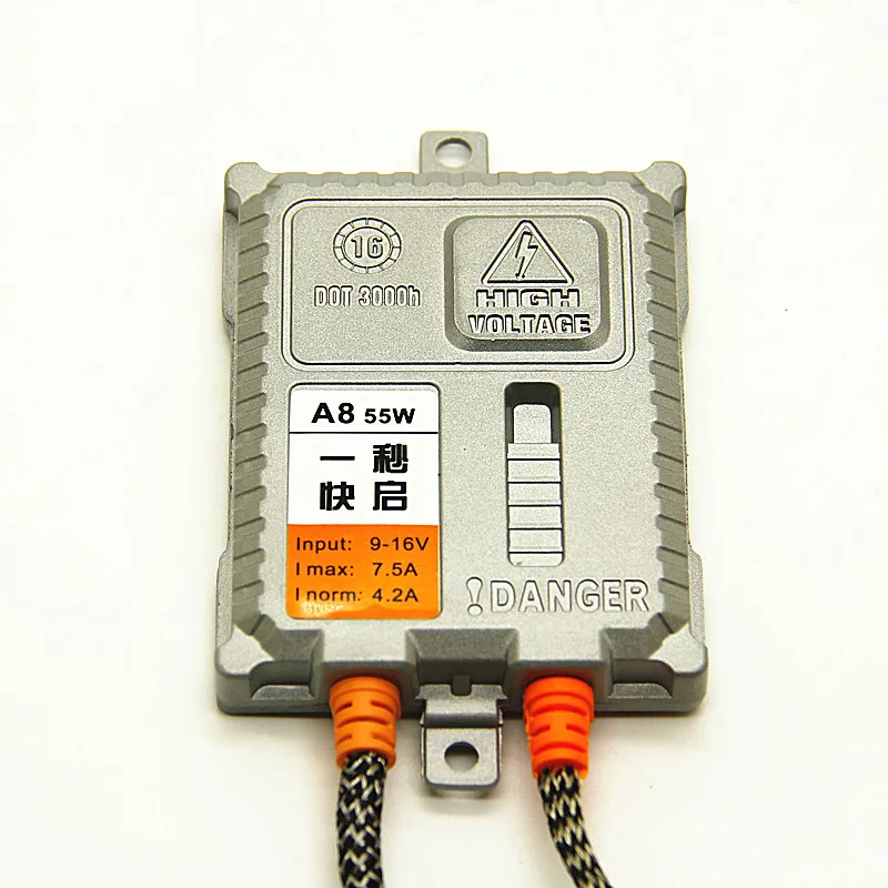 Rápido Brilho Xenon h4 9004 9007 Alto Baixo Bixenon Auto h7 H11 9005 9006 h1 h3 881 9012 10000k 8000k 6000k Farol 55w Hid 8 Cheap Lâmpadas de farol de carro (Xenon)