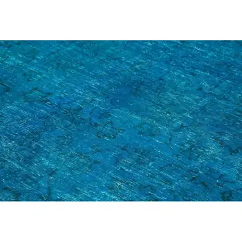 

291x386 Cm Blue Handmade Overdyed Large Area Rug-10x13 Ft